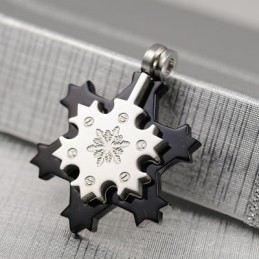 Modegåva Snöflinga Herr Titan Halsband Hänge