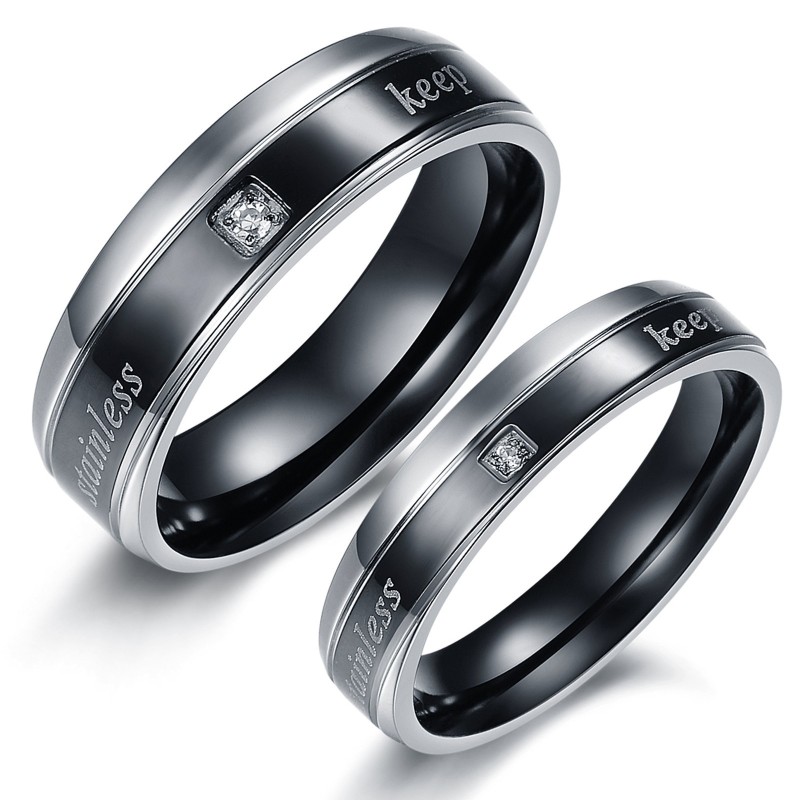 Stabil Kvalitet Elegant Titanring För Älskare Stabil Kvalitet Elegant Titanring För Älskare