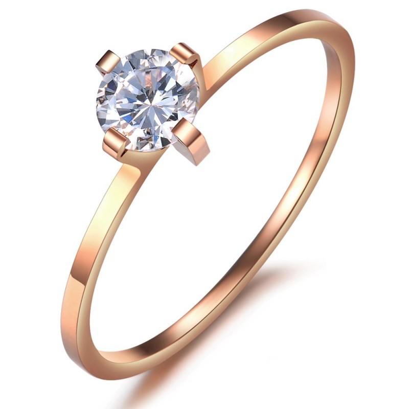 Pålitlig Titanring Av Hög Kvalitet För Älskare Med Strass Pålitlig Titanring Av Hög Kvalitet För Älskare Med Strass