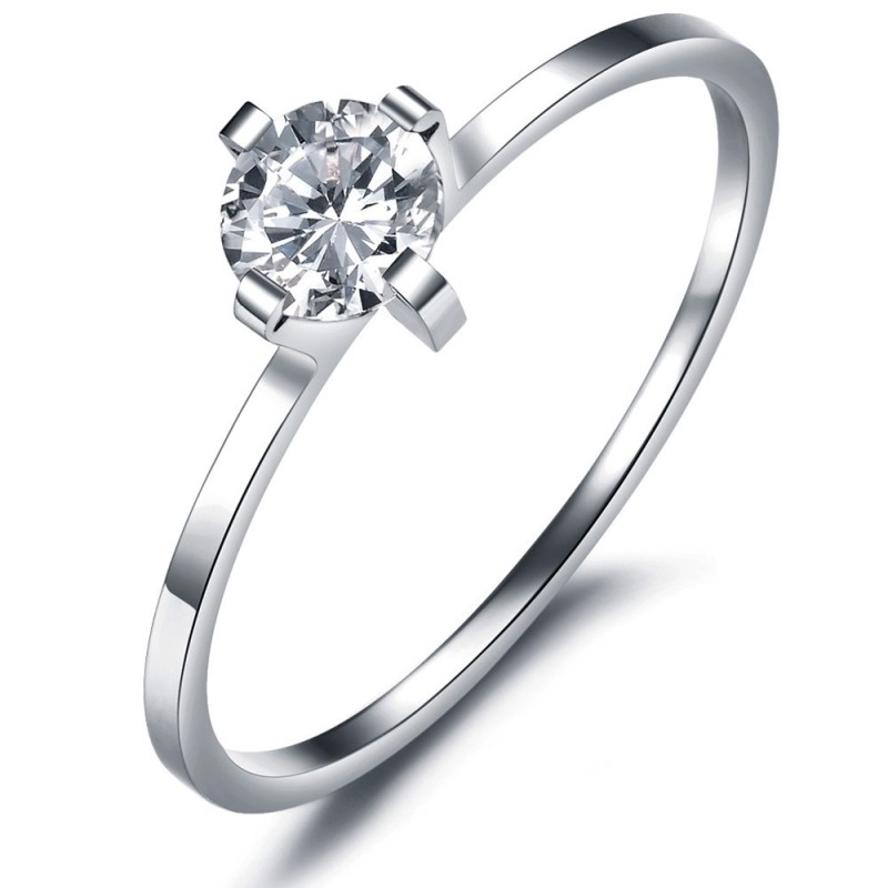 Pålitlig Prestanda Titanring För Älskare Med Strass Pålitlig Prestanda Titanring För Älskare Med Strass
