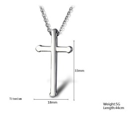 Säljer Bra Över Hela Världen Cross Titanium Halsband