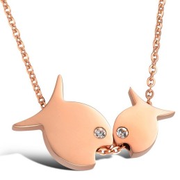 Säljer Bra Över Hela Världen Fiskformat Titanhalsband