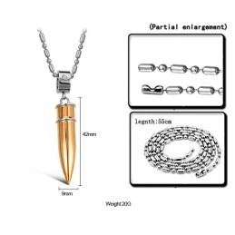 Halsband Av Svart Titan Av Högsta Kvalitet