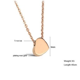 Världsomspännande Sweetheart Titanhalsband