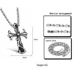 Högkvalitativt Titanhalsband För Män
