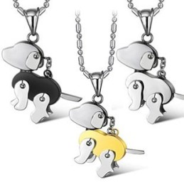 Stabilt Titanhalsband Av Hundformat Av Stabil Kvalitet