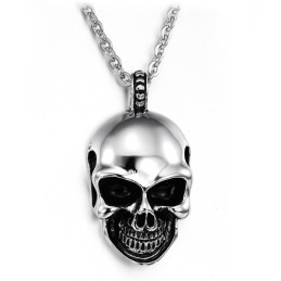 Kung Av Kvantitet Skull Titanhalsband