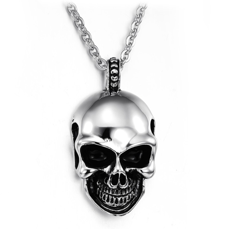 Kung Av Kvantitet Skull Titanhalsband Kung Av Kvantitet Skull Titanhalsband