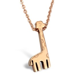 Halsband I Titan Med Giraffform Och Slitstarkt Utseende