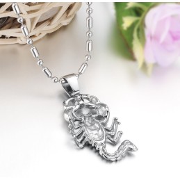 Högkvalitativt Skorpionhalsband I Titan