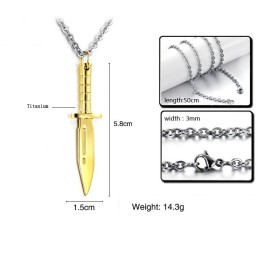 Kompletta Specifikationer För Gyllene Titanhalsband