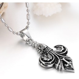 Lättanvänt Klassiskt Titanhalsband För Män