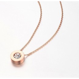 Stabilt Titanhalsband Av Stabil Kvalitet För Kvinnor Med Strass