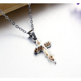 Säljer Bra Över Hela Världen Cross Titanium Halsband