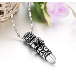Kungen Av Kvantitet Kirin Titanhalsband För Män
