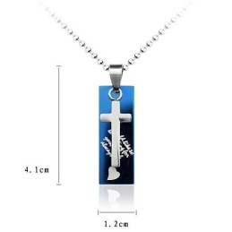 Kärlek Älskling Titan Halsband Korshänge