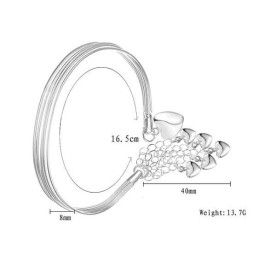 Kvalitets- Och Kvantitetsgaranterat Titanarmband För Kvinnor