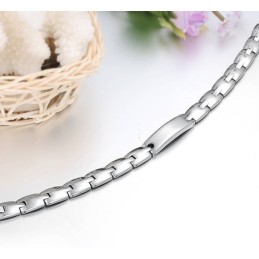 Brett Utbud Av Hälso-Titanarmband För Älskare