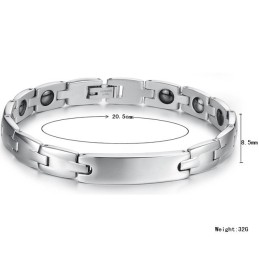 Brett Utbud Av Hälso-Titanarmband För Älskare