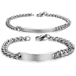 Lätt Att Använda Moderiktigt Titanarmband För Älskare