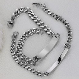 Lätt Att Använda Moderiktigt Titanarmband För Älskare