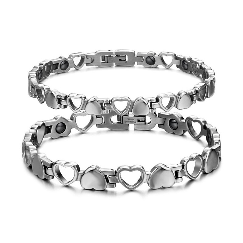Kungen Av Kvantitet Ihåligt Älskling Titanarmband För Älskare Kungen Av Kvantitet Ihåligt Älskling Titanarmband För Älskare