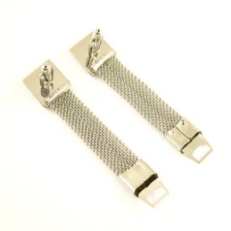 Specialdesignade Titanmanschettknappar Med Diamanter