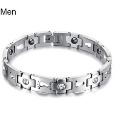 Drottning Av Kvalitet I Titanarmband För Älskare Med Strass