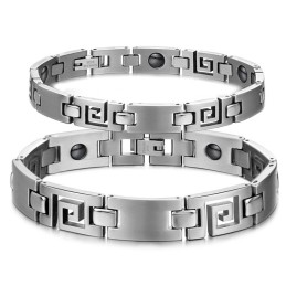 Lättanvänt Klassiskt Titanarmband För Älskare