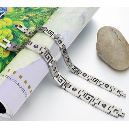 Lättanvänt Klassiskt Titanarmband För Älskare