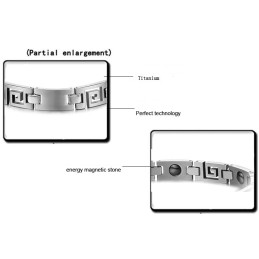 Lättanvänt Klassiskt Titanarmband För Älskare