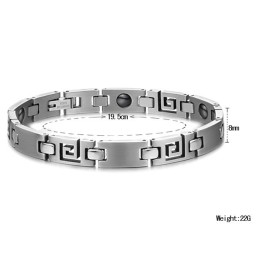 Lättanvänt Klassiskt Titanarmband För Älskare
