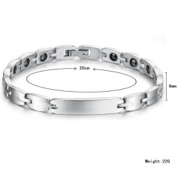 Säljer Bra Över Hela Världen Health Titanium Lodestone Armband För Älskare