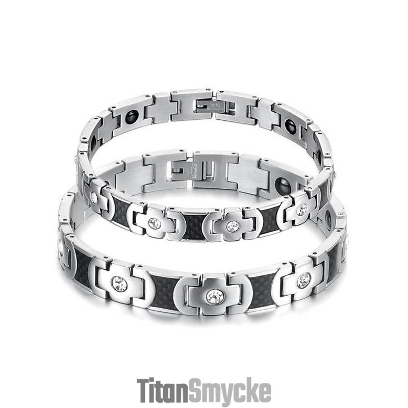 Överlägsen Kvalitet Hälso Titanarmband För Älskare Med Strass Överlägsen Kvalitet Hälso Titanarmband För Älskare Med Strass