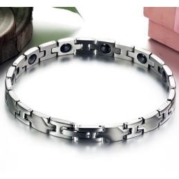 Utmärkt Kvalitetshälsoarmband I Titanium För Älskare