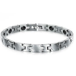 Utmärkt Kvalitetshälsoarmband I Titanium För Älskare
