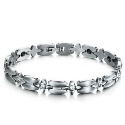 Högkvalitativt Titanarmband I Lodestone