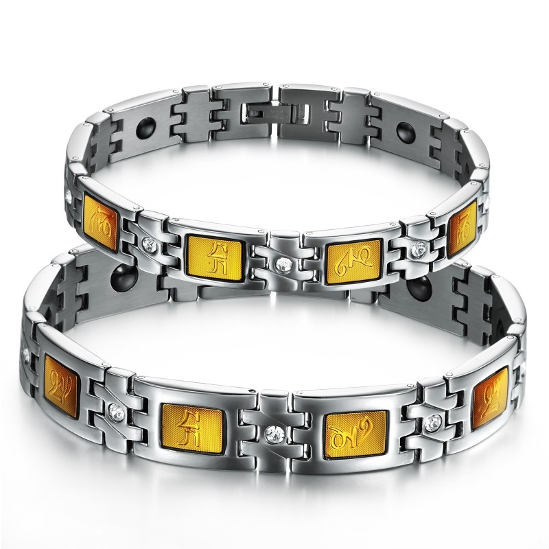 Tillförlitligt Kvalitetshälsoarmband I Titanium För Älskare Tillförlitligt Kvalitetshälsoarmband I Titanium För Älskare