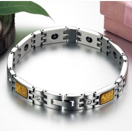 Tillförlitligt Kvalitetshälsoarmband I Titanium För Älskare