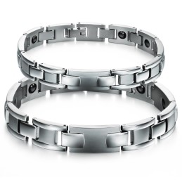 Utmärkt Kvalitetshälsoarmband I Titanium För Älskare