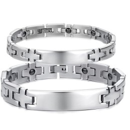 Kungen Av Kvantitet Anti-Trötthet Titanarmband För Älskare