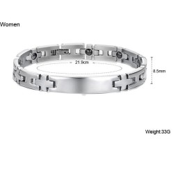 Kungen Av Kvantitet Anti-Trötthet Titanarmband För Älskare
