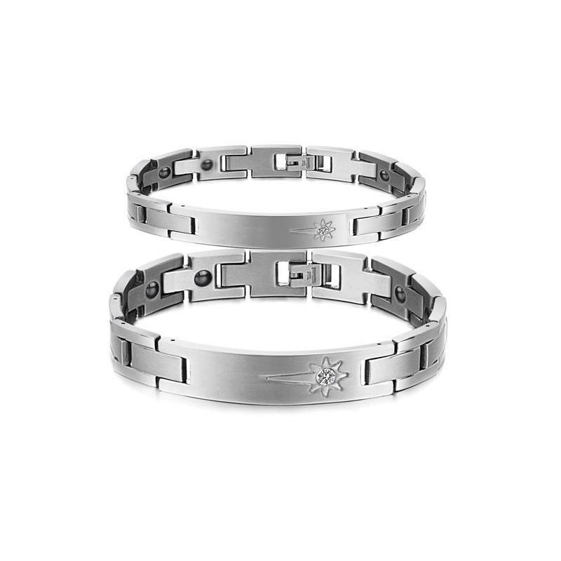 Att Njuta Av Högt Rykte Hemma Och Utomlands Titanarmband För Älskare Med Diamant Att Njuta Av Högt Rykte Hemma Och Utomlands Titanarmband För Älskare Med Diamant