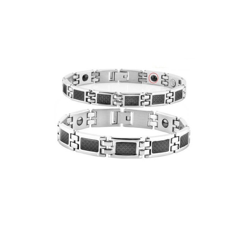 Drottningen Av Kvalitetshälsa Titanarmband Med Diamanter För Älskare Drottningen Av Kvalitetshälsa Titanarmband Med Diamanter För Älskare
