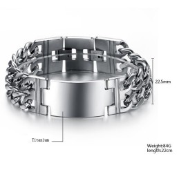 Lättanvänt Titanarmband