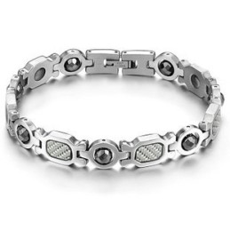 Drottningen Av Kvalitetshälsa Titanarmband Med Lodestone