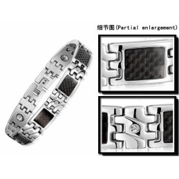 Världsomfattande Känt Titanarmband Med Lodestone