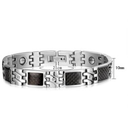 Världsomfattande Känt Titanarmband Med Lodestone