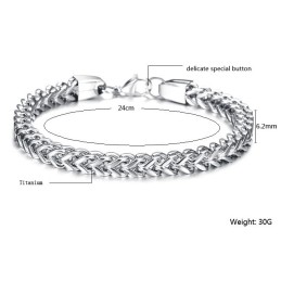 Drottningen Av Kvalitets Titanarmband För Män
