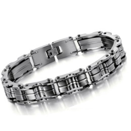 Högkvalitativt Klassiskt Titanarmband För Män
